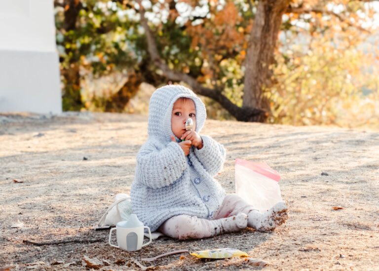 small baby, surprise
