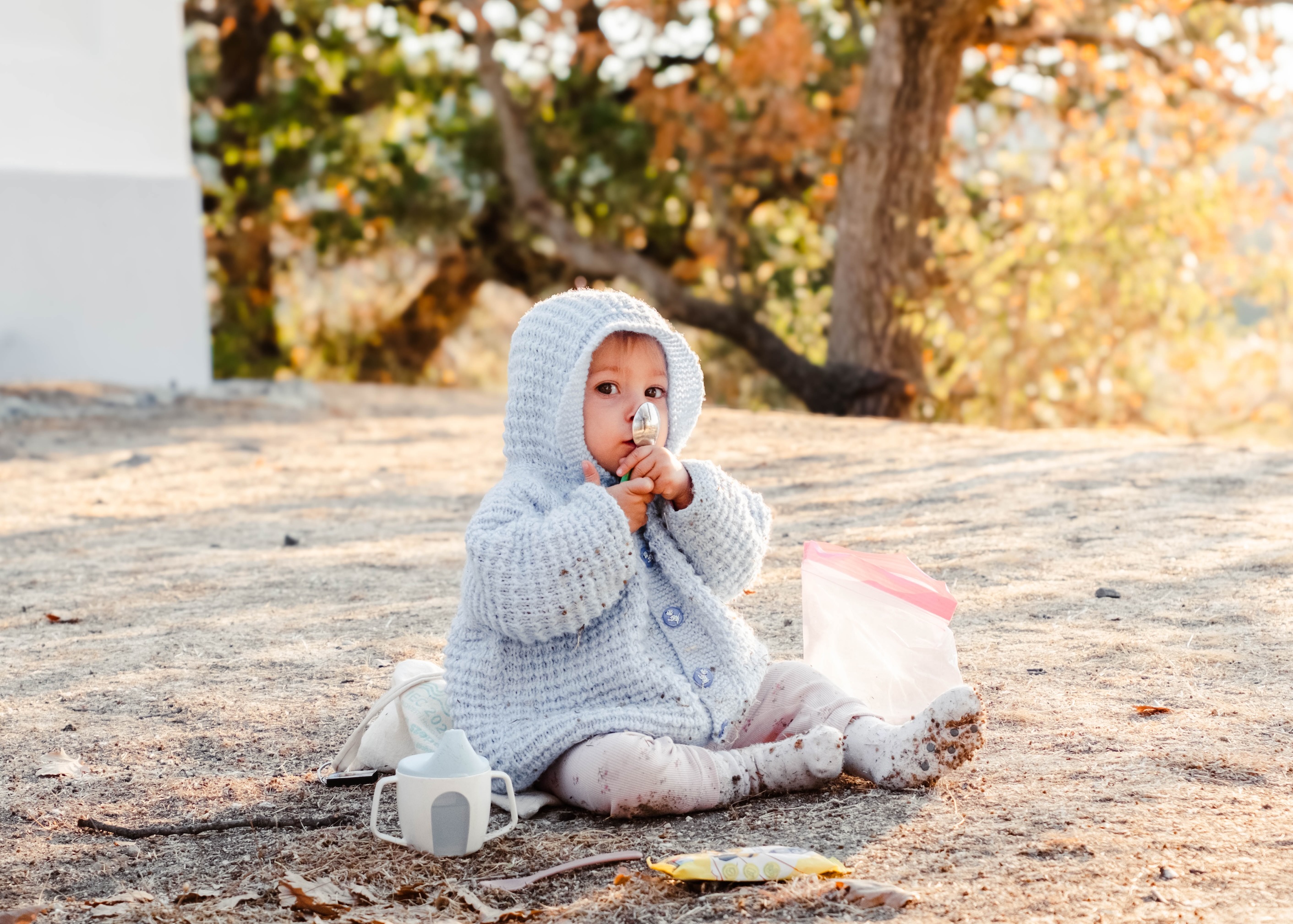 small baby, surprise